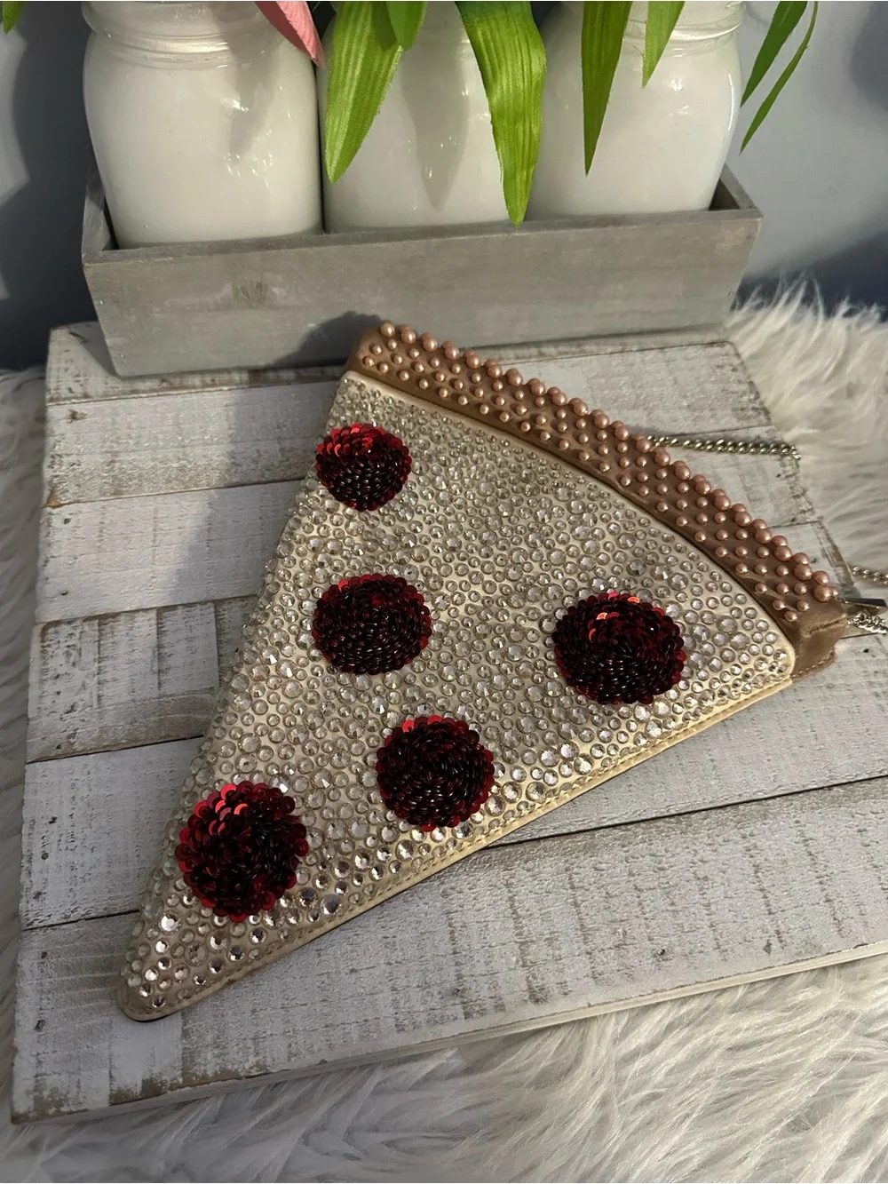 Kate spade pepperoni pizza crossbody bag